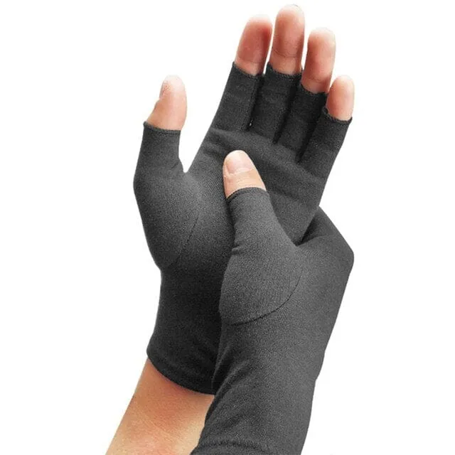 2-Pairs: Rheumatoid Arthritis Magnetic Compression Gloves