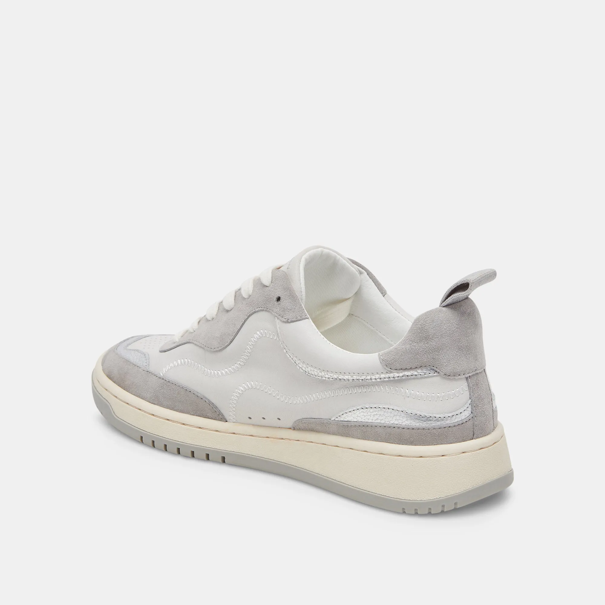 ADELLA SNEAKERS WHITE GREY LEATHER