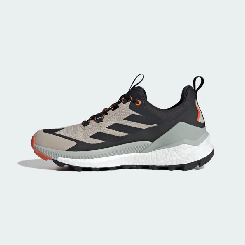 Adidas Men's Terrex Free Hiker 2.0 Low Gore-Tex in Wonder Beige Core Black Semi Impact orange