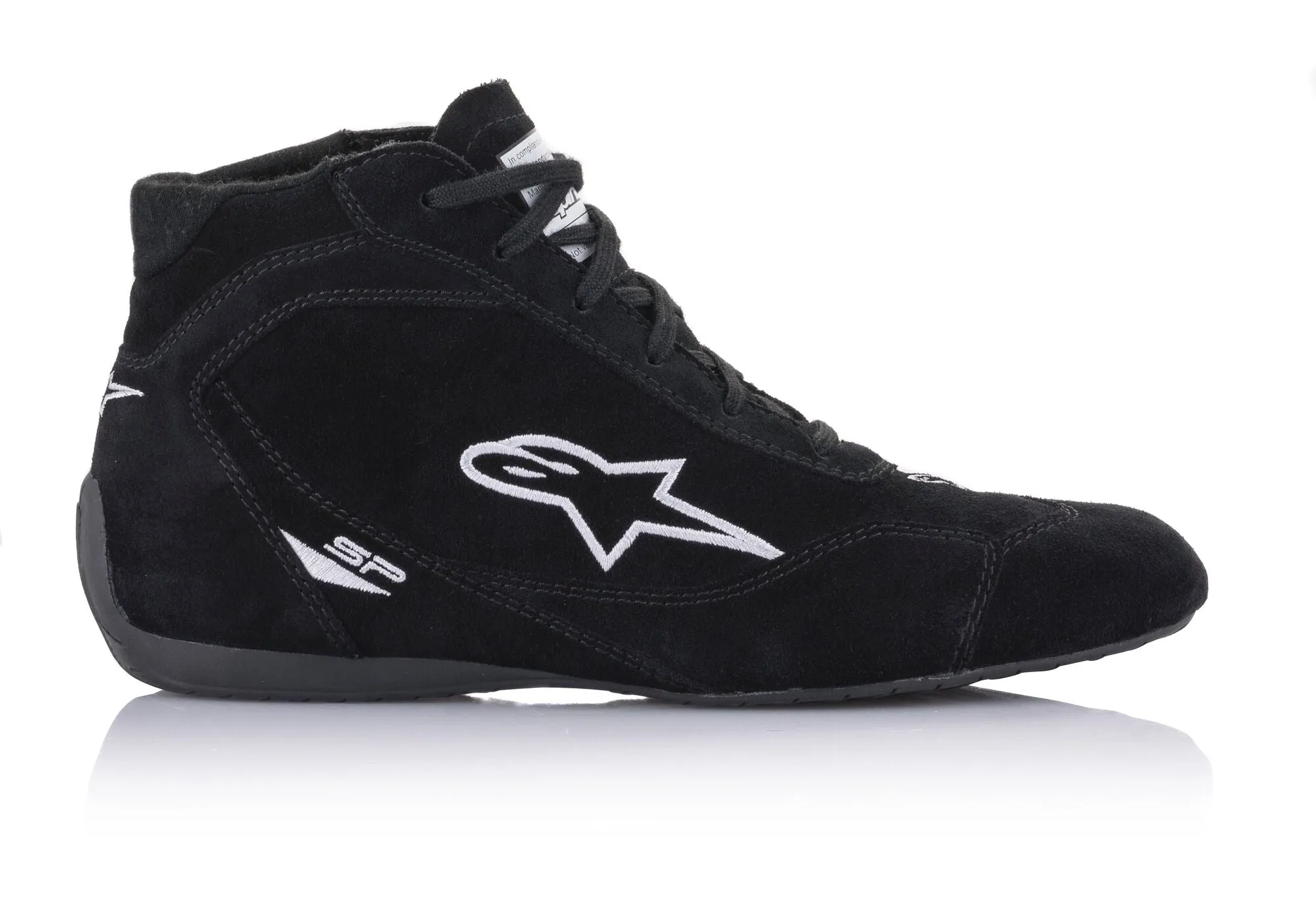 ALPINESTARS 2710521_10_10 Racing shoes SP v2, FIA 8856-2018, black, Size 43