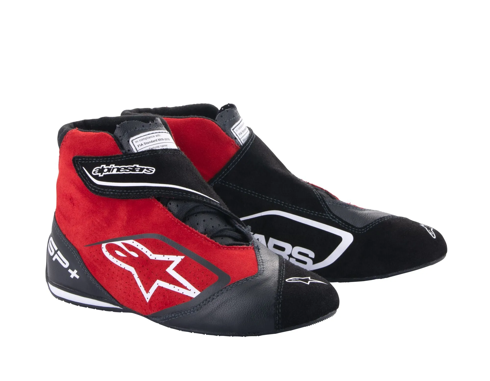 ALPINESTARS 2710723_13_12 Racing shoes SP , FIA 8856-2018, black/red, Size 45,5