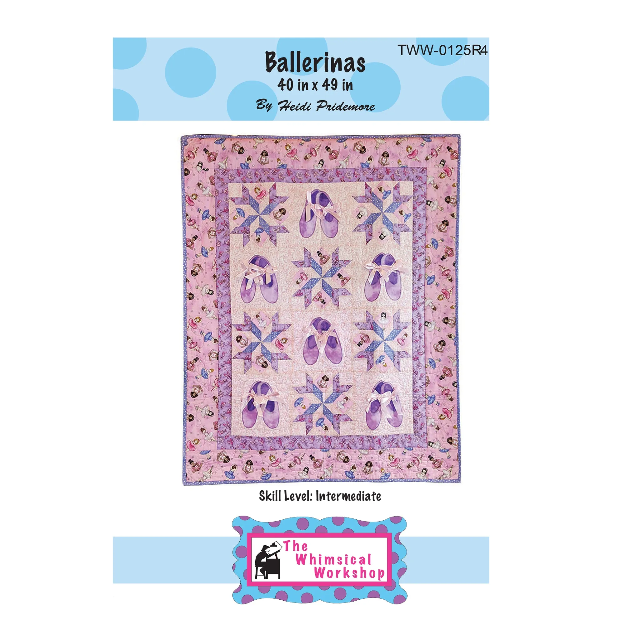 Ballerinas Quilt Pattern TWW-0125Rw - Wholesale Product