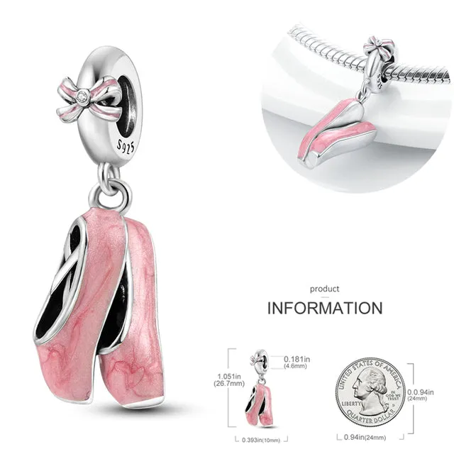 Ballet Shoes Dangle Charm