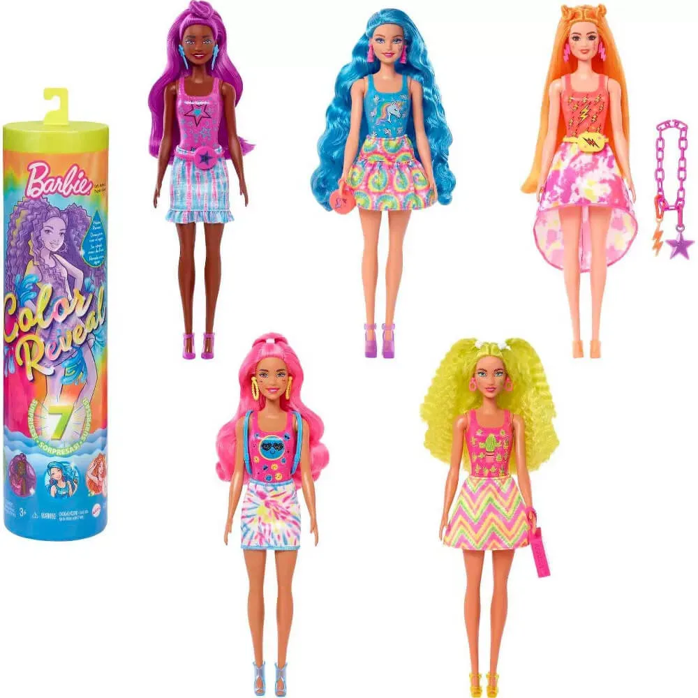 Barbie Color Reveal Doll Surprise Tube