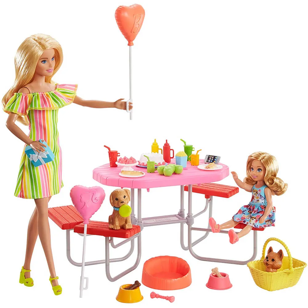 Barbie Puppy Picnic Party Playset