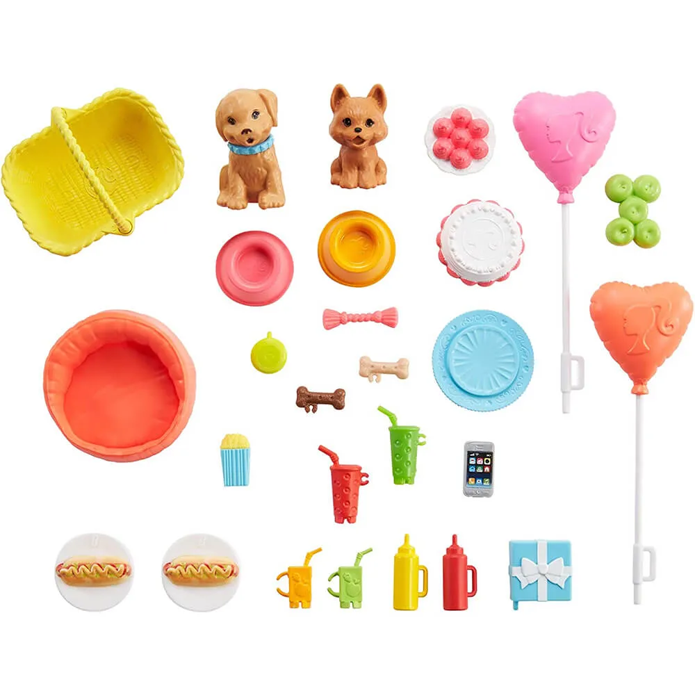 Barbie Puppy Picnic Party Playset