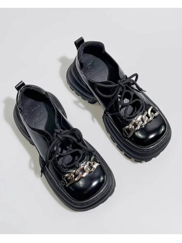 Chain platform shoes【s0000009505】