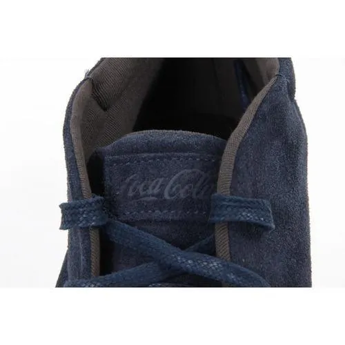 Dark Blue 45 EUR - 12 US Coca Cola mens ankle boot CCA0526 KRUNNER MIX PETROLE