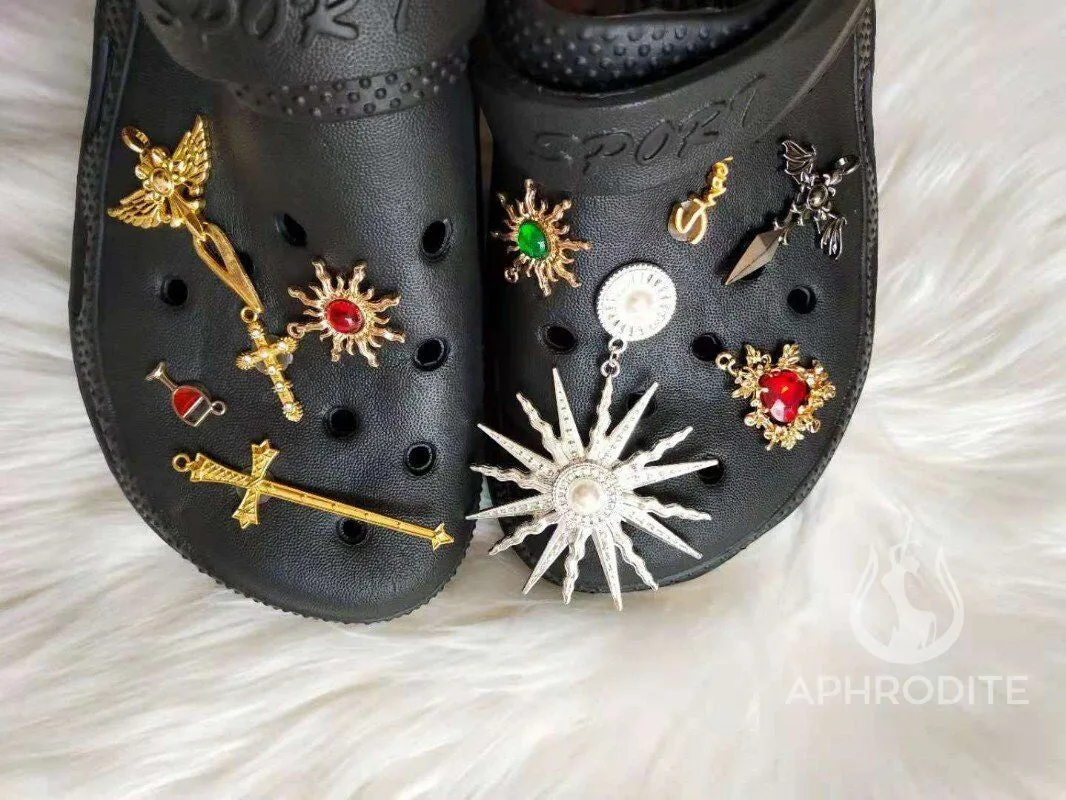 Explosive Rhinestone Hole Shoes Baotou Sandals（HPSD099）