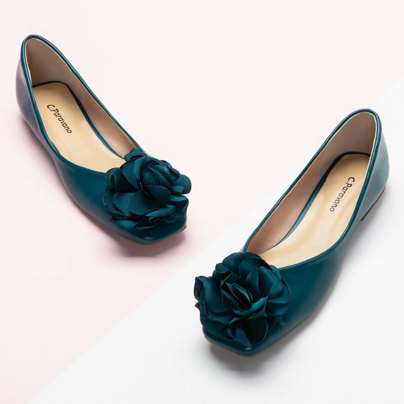 Flower Ballerina Flats (Eva)