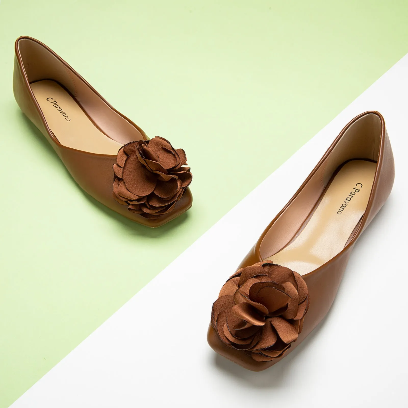 Flower Ballerina Flats (Eva)