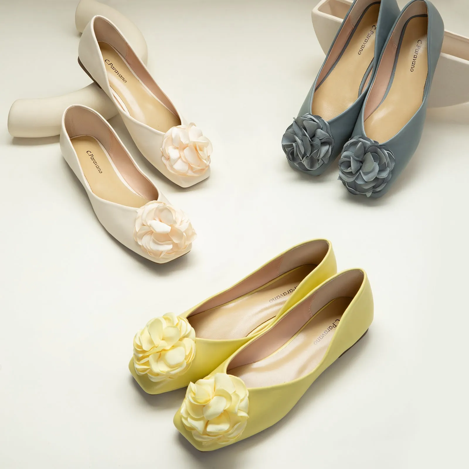 Flower Ballerina Flats (Eva)