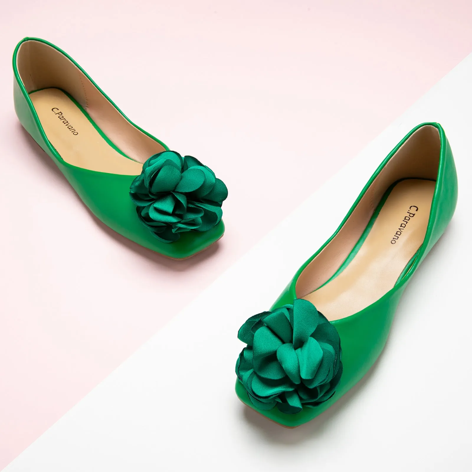 Flower Ballerina Flats (Eva)