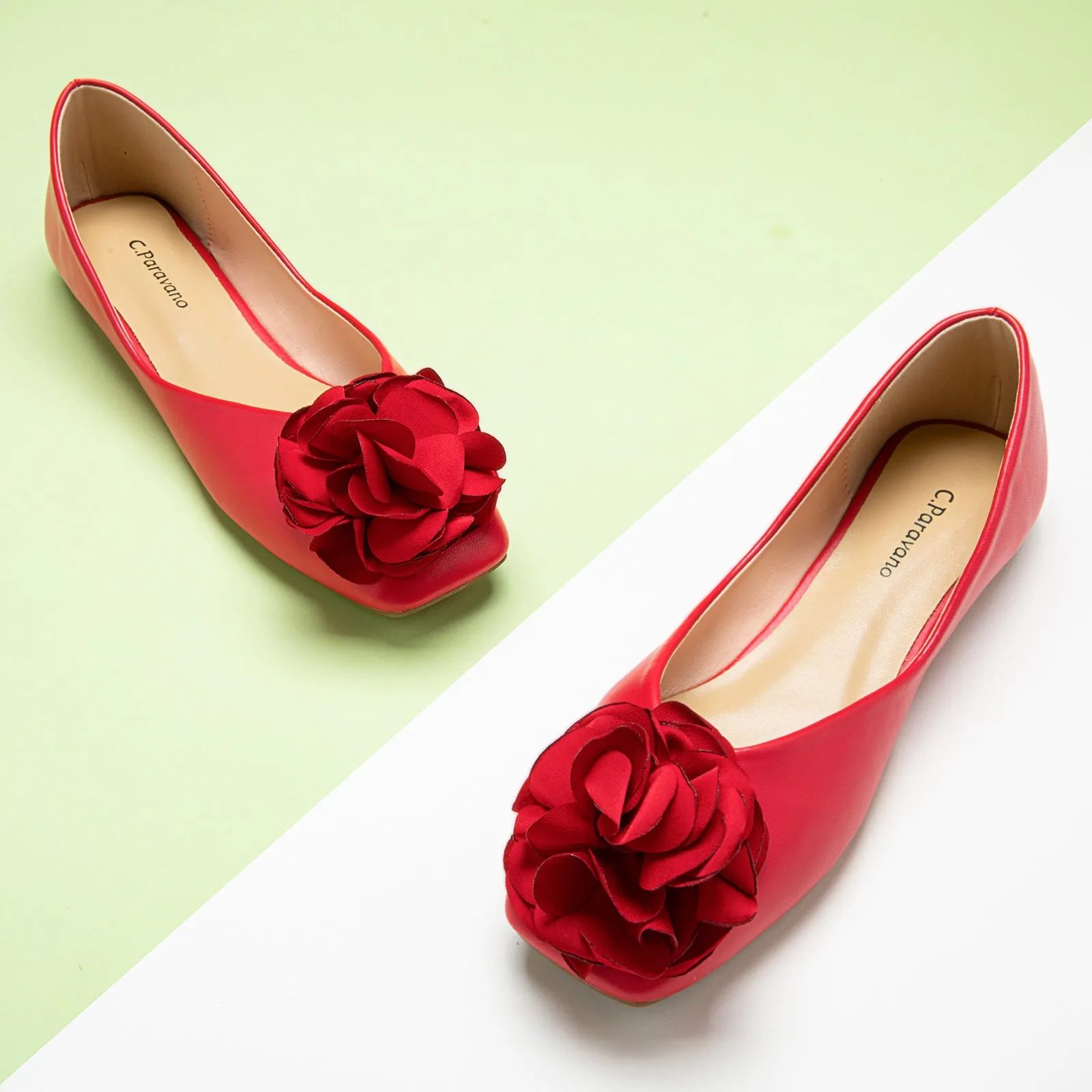 Flower Ballerina Flats (Eva)