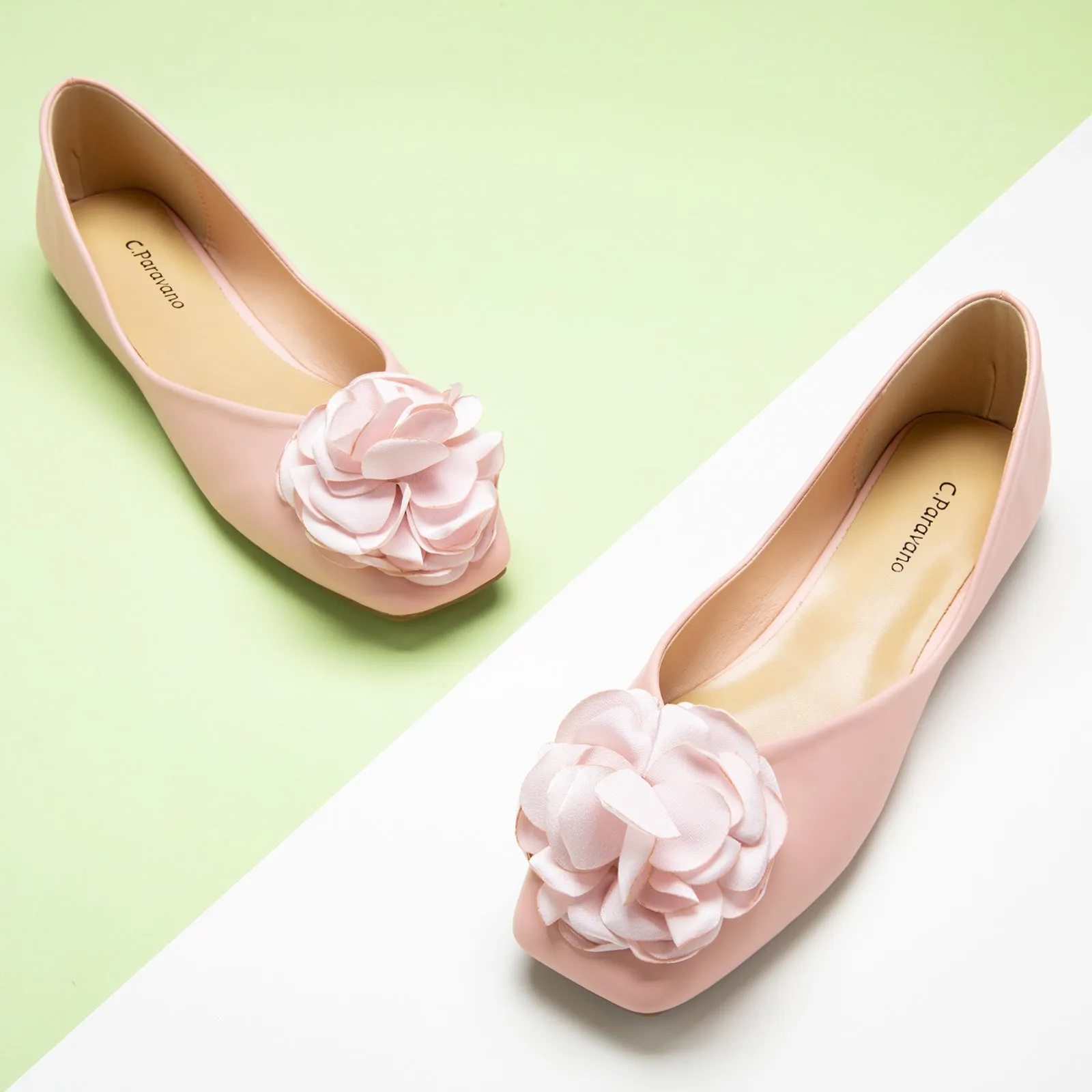 Flower Ballerina Flats (Eva)