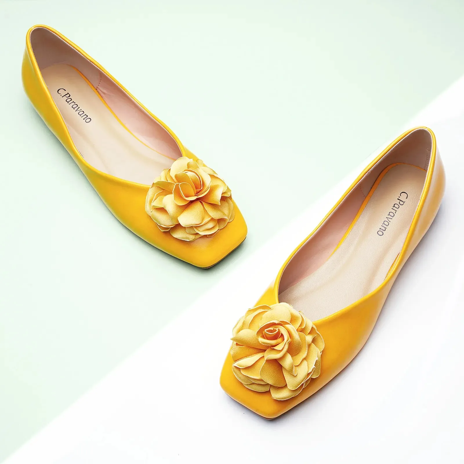 Flower Ballerina Flats (Eva)