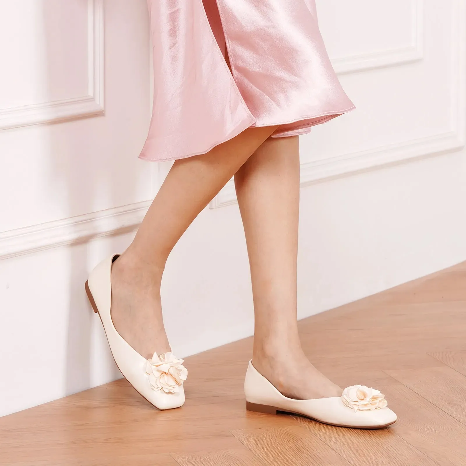 Flower Ballerina Flats (Eva)