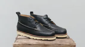 G.H.Bass Camp Moc Ranger Black Tumble Leather