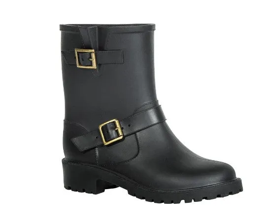 Gumboots Short Buckle Black 2013