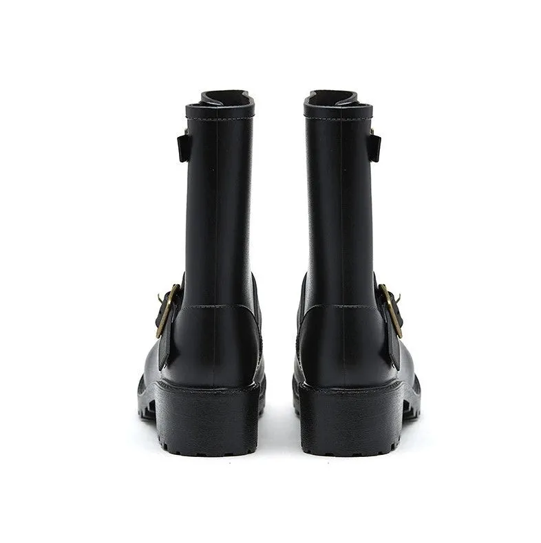 Gumboots Short Buckle Black 2013