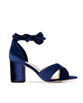 PASSION - NAVY WEDDING SHOES MID HEELS