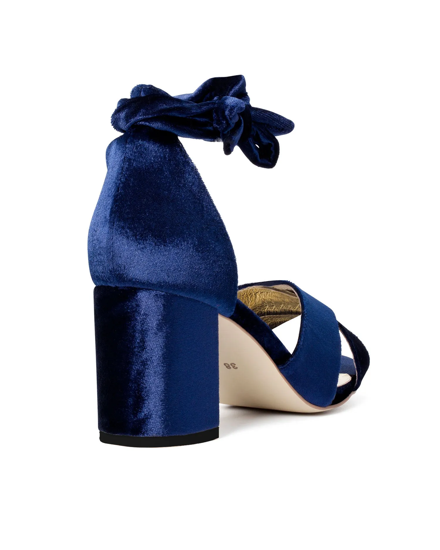 PASSION - NAVY WEDDING SHOES MID HEELS