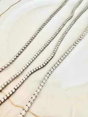 SALE | Overstocked Moissanite Diamond Tennis Necklace