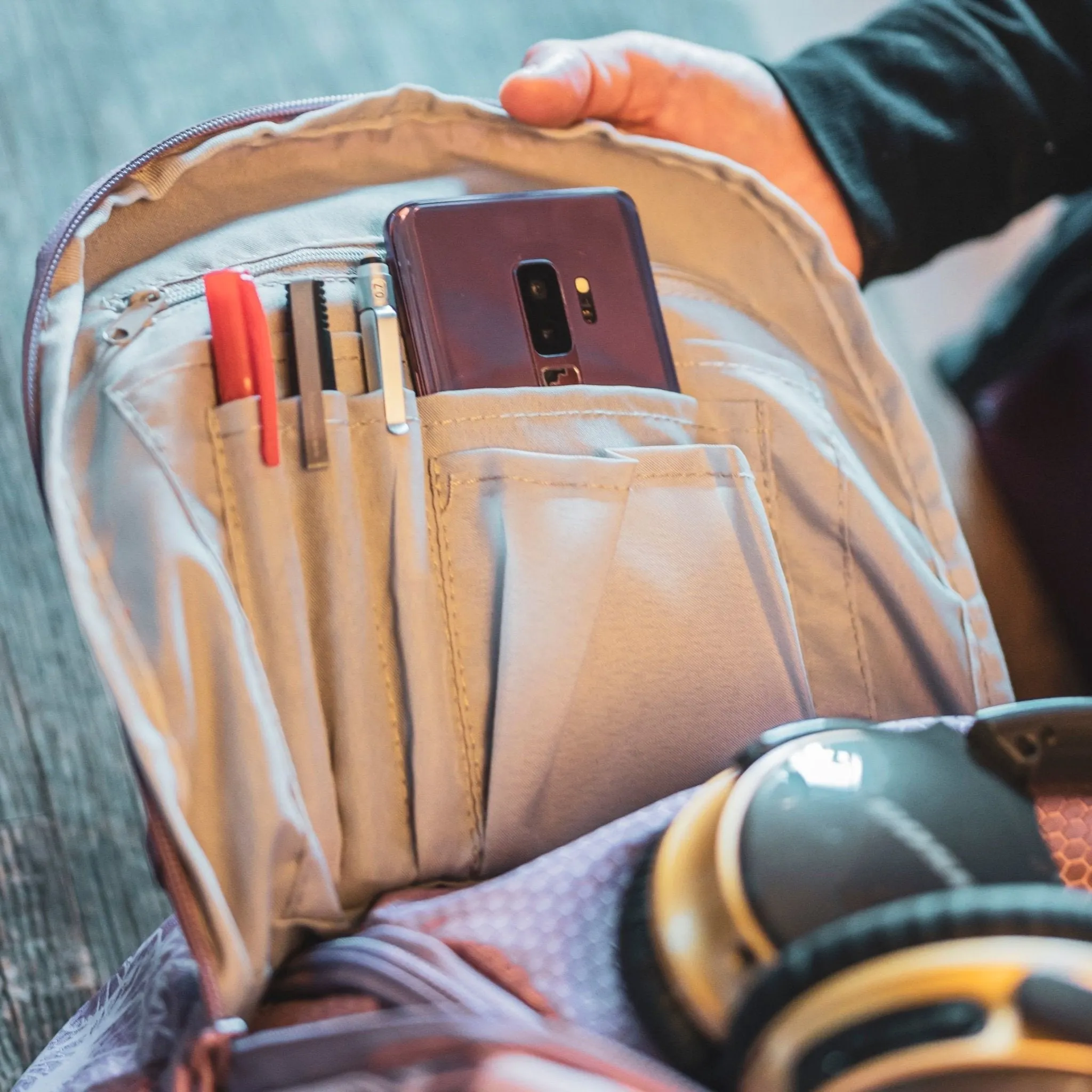 Signature Backpack - Pink Hibiscus