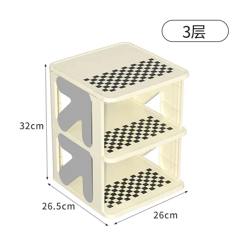 SINOTAO  -  3/4/5Layers Simple Shoe Rack Living Room Can DIY Sports Shoes High Heels Storage Rack Bedroom Dormitory Shoe Cabinet Organizer