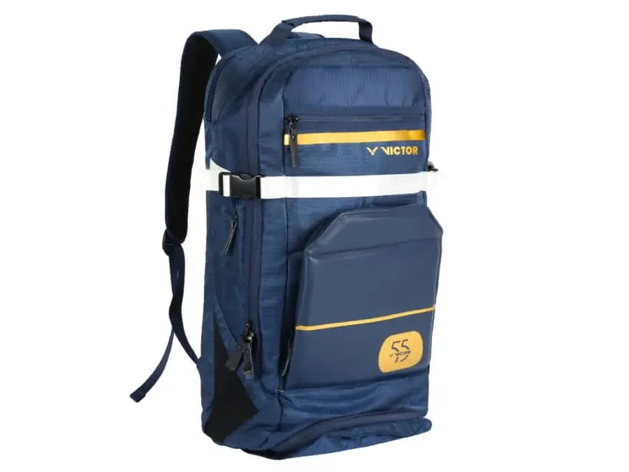 Victor 55th Anniversary Edition BR9012 Badminton Tennis Racket Backpack (Navy)