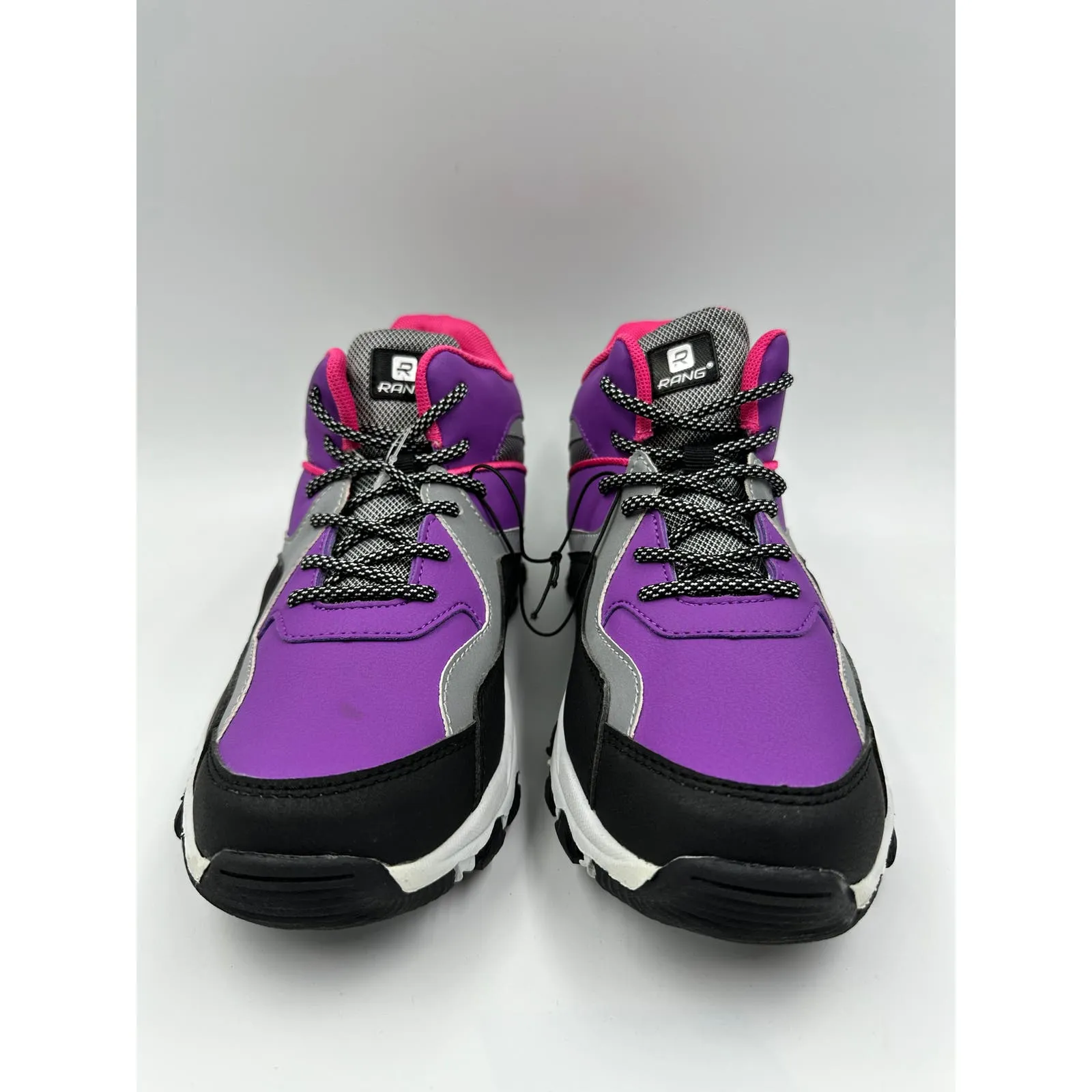 Women's Size 6, Bright Purple and Pink High Top Hikers with Rugged Tread Design